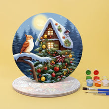 Load image into Gallery viewer, Paint by numbers 20cm Placemats (4 pieces) - Holiday and Nature