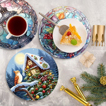 Load image into Gallery viewer, Paint by numbers 20cm Placemats (4 pieces) - Holiday and Nature