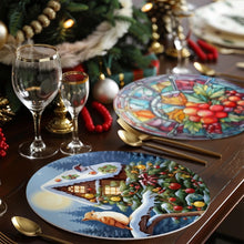 Load image into Gallery viewer, Paint by numbers 20cm Placemats (4 pieces) - Holiday and Nature