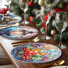 Load image into Gallery viewer, Paint by numbers 20cm Placemats (4 pieces) - Holiday and Nature