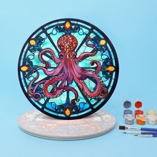 Load image into Gallery viewer, Paint by numbers 20cm Placemats (4 pieces) - Ocean Creatures