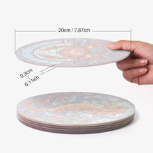 Load image into Gallery viewer, Paint by numbers 20cm Placemats (4 pieces) - Ocean Creatures