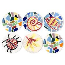 Load image into Gallery viewer, Paint by numbers 20cm Placemats (6 pieces) - Decorative Geometric Pattern