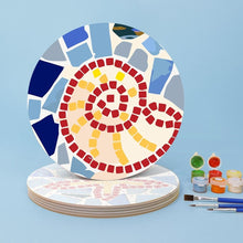 Load image into Gallery viewer, Paint by numbers 20cm Placemats (6 pieces) - Decorative Geometric Pattern