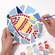 Load image into Gallery viewer, Paint by numbers 20cm Placemats (6 pieces) - Decorative Geometric Pattern