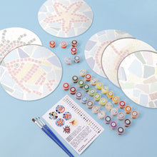Load image into Gallery viewer, Paint by numbers 20cm Placemats (6 pieces) - Decorative Geometric Pattern
