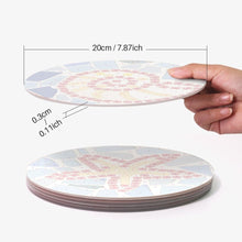 Load image into Gallery viewer, Paint by numbers 20cm Placemats (6 pieces) - Decorative Geometric Pattern
