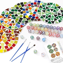 Load image into Gallery viewer, Paint by numbers 20cm Placemats (6 pieces) - Modern Geometric