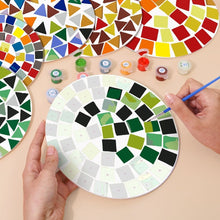 Load image into Gallery viewer, Paint by numbers 20cm Placemats (6 pieces) - Modern Geometric