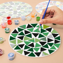 Load image into Gallery viewer, Paint by numbers 20cm Placemats (6 pieces) - Modern Geometric