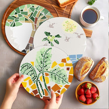 Load image into Gallery viewer, Paint by numbers 20cm Placemats (6 pieces) - Botanical and Nature