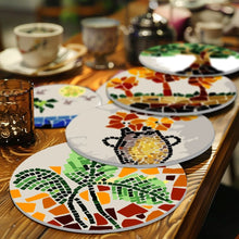 Load image into Gallery viewer, Paint by numbers 20cm Placemats (6 pieces) - Botanical and Nature