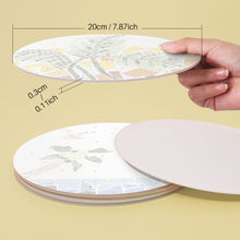 Load image into Gallery viewer, Paint by numbers 20cm Placemats (6 pieces) - Botanical and Nature