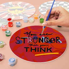 Load image into Gallery viewer, Paint by numbers 20cm Placemats (6 pieces) - Motivational Quote