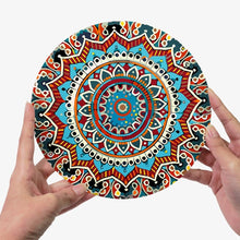 Load image into Gallery viewer, Paint by numbers 20cm Placemats (6 pieces) - Bohemian Mandala Round