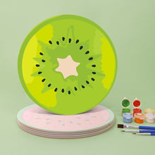 Load image into Gallery viewer, Paint by numbers 20cm Placemats (6 pieces) - Colourful Fruit Slice