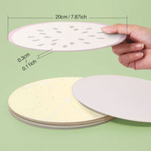 Load image into Gallery viewer, Paint by numbers 20cm Placemats (6 pieces) - Colourful Fruit Slice