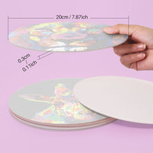 Load image into Gallery viewer, Paint by numbers 20cm Placemats (6 pieces) - Pop Art Animal