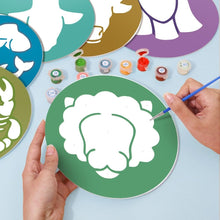 Load image into Gallery viewer, Paint by numbers 20cm Placemats (12 pieces) - Zodiac Signs Series 1