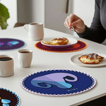 Load image into Gallery viewer, Paint by numbers 20cm Placemats (12 pieces) - Zodiac Signs Series 3
