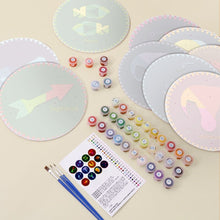Load image into Gallery viewer, Paint by numbers 20cm Placemats (12 pieces) - Zodiac Signs Series 3