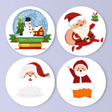 Load image into Gallery viewer, Paint by numbers 20cm Placemats (4 pieces) - Santa Claus Figured&#39;Art