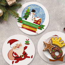 Load image into Gallery viewer, Paint by numbers 20cm Placemats (4 pieces) - Santa Claus