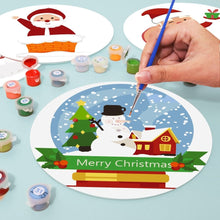 Load image into Gallery viewer, Paint by numbers 20cm Placemats (4 pieces) - Santa Claus