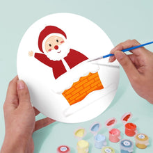 Load image into Gallery viewer, Paint by numbers 20cm Placemats (4 pieces) - Santa Claus