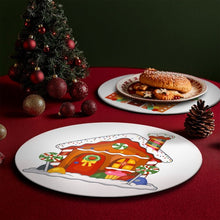Load image into Gallery viewer, Paint by numbers 20cm Placemats (4 pieces) - Gingerbread House