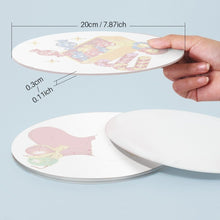 Load image into Gallery viewer, Paint by numbers 20cm Placemats (4 pieces) - Snowman