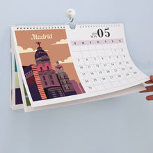 Load image into Gallery viewer, Paint by Numbers Calendar 2026 - Famous Landmarks