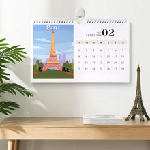 Load image into Gallery viewer, Paint by Numbers Calendar 2026 - Famous Landmarks