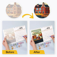Load image into Gallery viewer, Paint by Numbers Calendar 2026 - Famous Landmarks