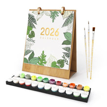 Load image into Gallery viewer, Paint by Numbers Calendar 2026 - Potted Houseplants Figured'Art