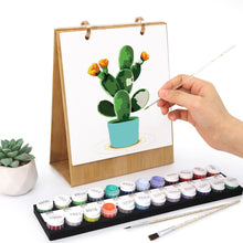 Load image into Gallery viewer, Paint by Numbers Calendar 2026 - Potted Houseplants