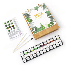 Load image into Gallery viewer, Paint by Numbers Calendar 2026 - Potted Houseplants