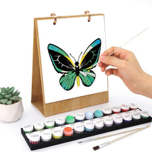 Load image into Gallery viewer, Paint by Numbers Calendar 2026 - Colorful Butterflies