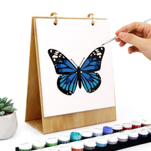 Load image into Gallery viewer, Paint by Numbers Calendar 2026 - Colorful Butterflies