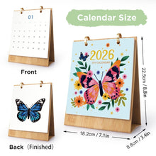 Load image into Gallery viewer, Paint by Numbers Calendar 2026 - Colorful Butterflies