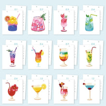 Load image into Gallery viewer, Paint by Numbers Calendar 2026 - Cocktail Drinks
