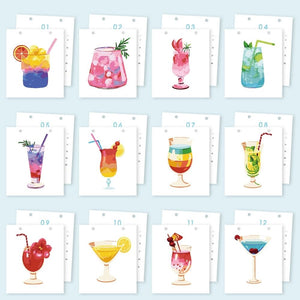 Paint by Numbers Calendar 2026 - Cocktail Drinks