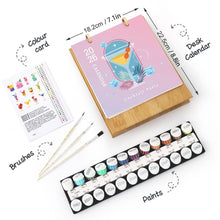 Load image into Gallery viewer, Paint by Numbers Calendar 2026 - Cocktail Drinks