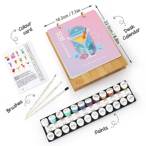Paint by Numbers Calendar 2026 - Cocktail Drinks