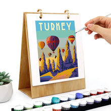Load image into Gallery viewer, Paint by Numbers Calendar 2026 - World Travel
