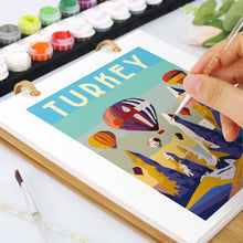 Load image into Gallery viewer, Paint by Numbers Calendar 2026 - World Travel