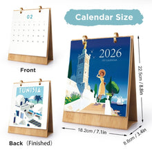 Load image into Gallery viewer, Paint by Numbers Calendar 2026 - World Travel
