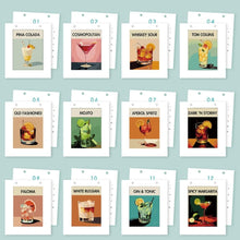 Load image into Gallery viewer, Paint by Numbers Calendar 2026 - Classic Cocktails