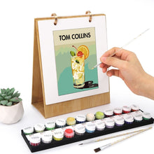 Load image into Gallery viewer, Paint by Numbers Calendar 2026 - Classic Cocktails