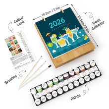 Load image into Gallery viewer, Paint by Numbers Calendar 2026 - Classic Cocktails